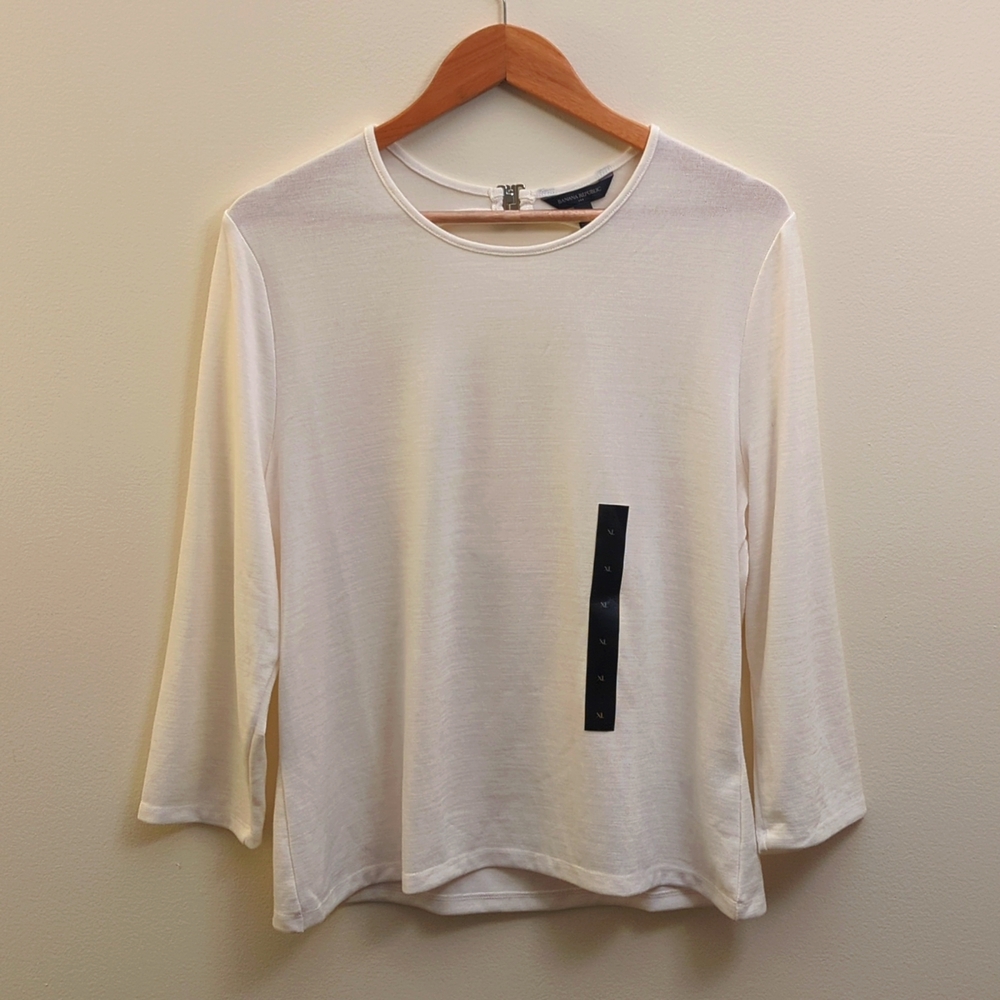 NWT Banana Republic Open-Back Women's 3/4 Sleeve Top